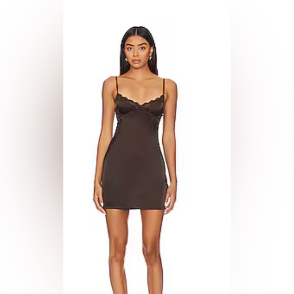 REVOLVE SATIN SLIP DRESS